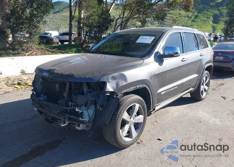 2014 Jeep Grand Cherokee Overland из США, поврежденный, VIN 1C4RJFCG1EC326380